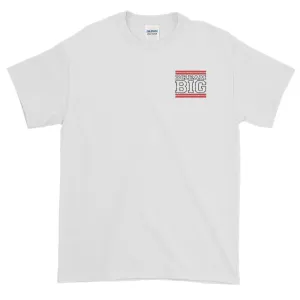 White Red and Black Embroidered T-Shirt