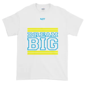 White Yellow and Carolina Blue Short-Sleeve T-Shirt