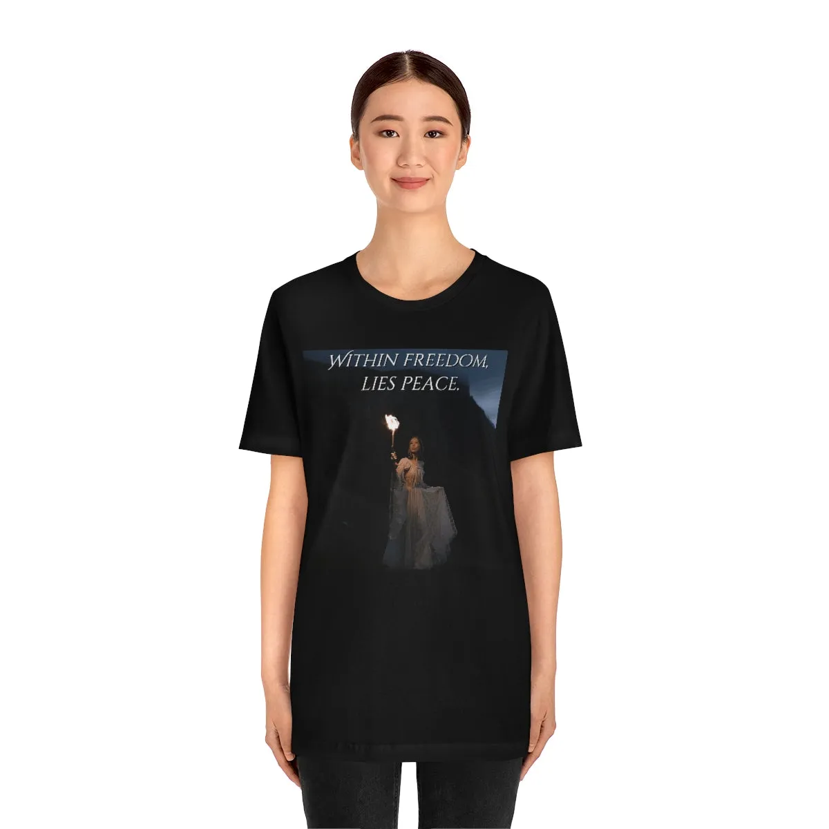Within Freedom, Lies Peace. Short Sleeve Tee