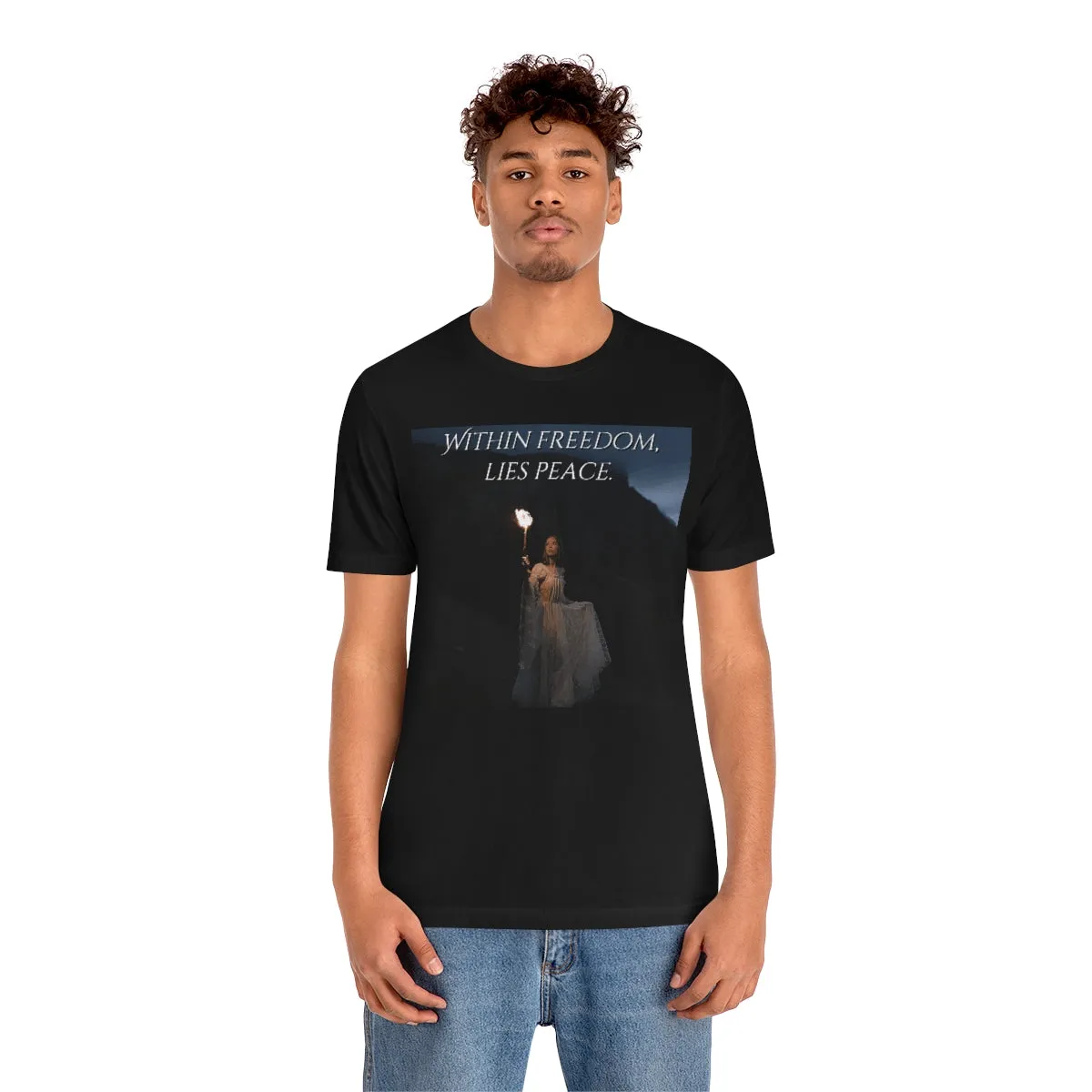 Within Freedom, Lies Peace. Short Sleeve Tee