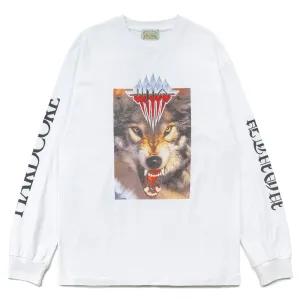 Wolf L/S Tee | White