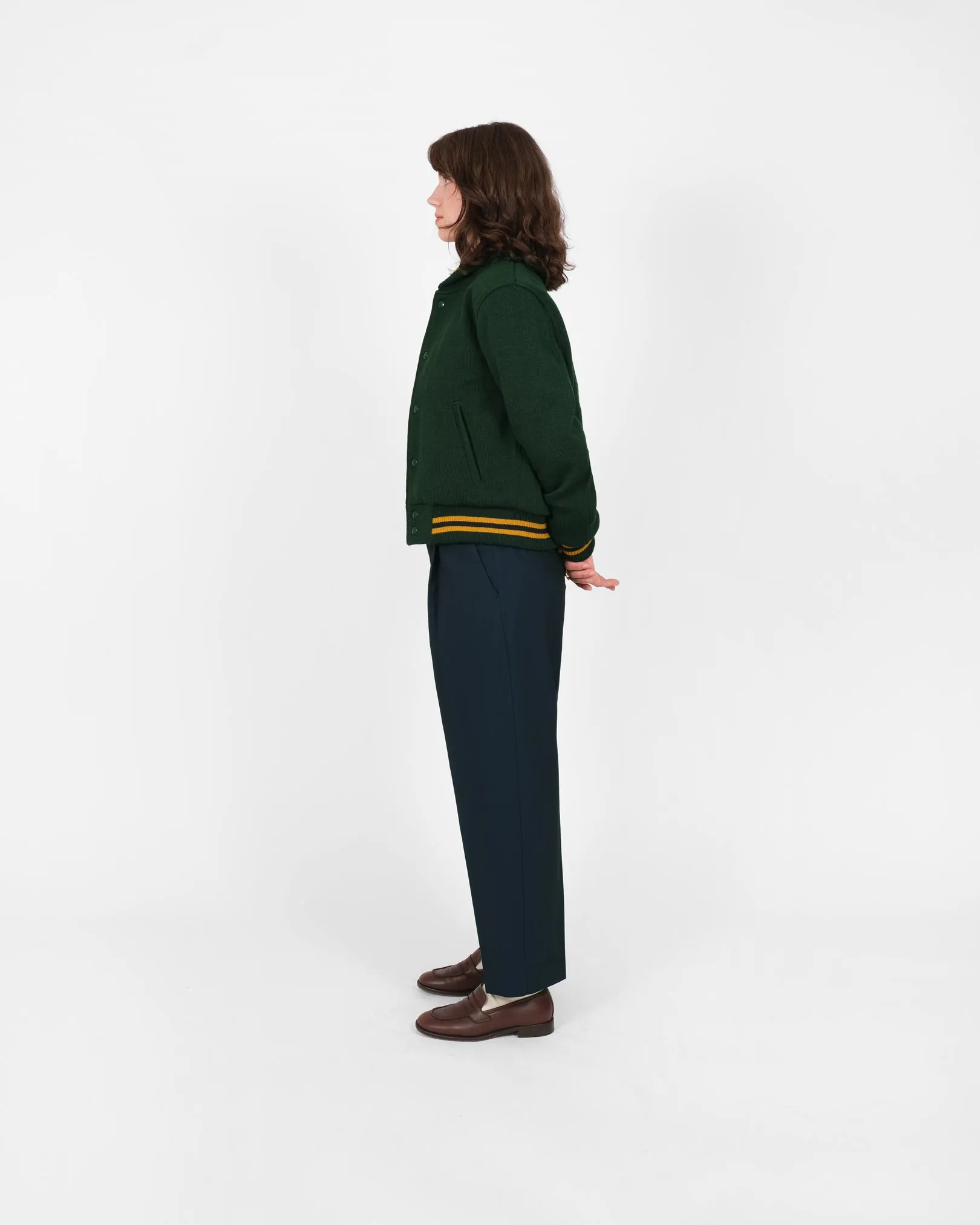 Women's Knit Club Jacket - Pine