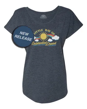 Women's Little Ray of Existential Dread Scoop Neck T-Shirt