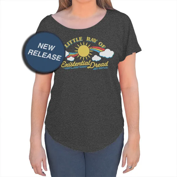 Women's Little Ray of Existential Dread Scoop Neck T-Shirt