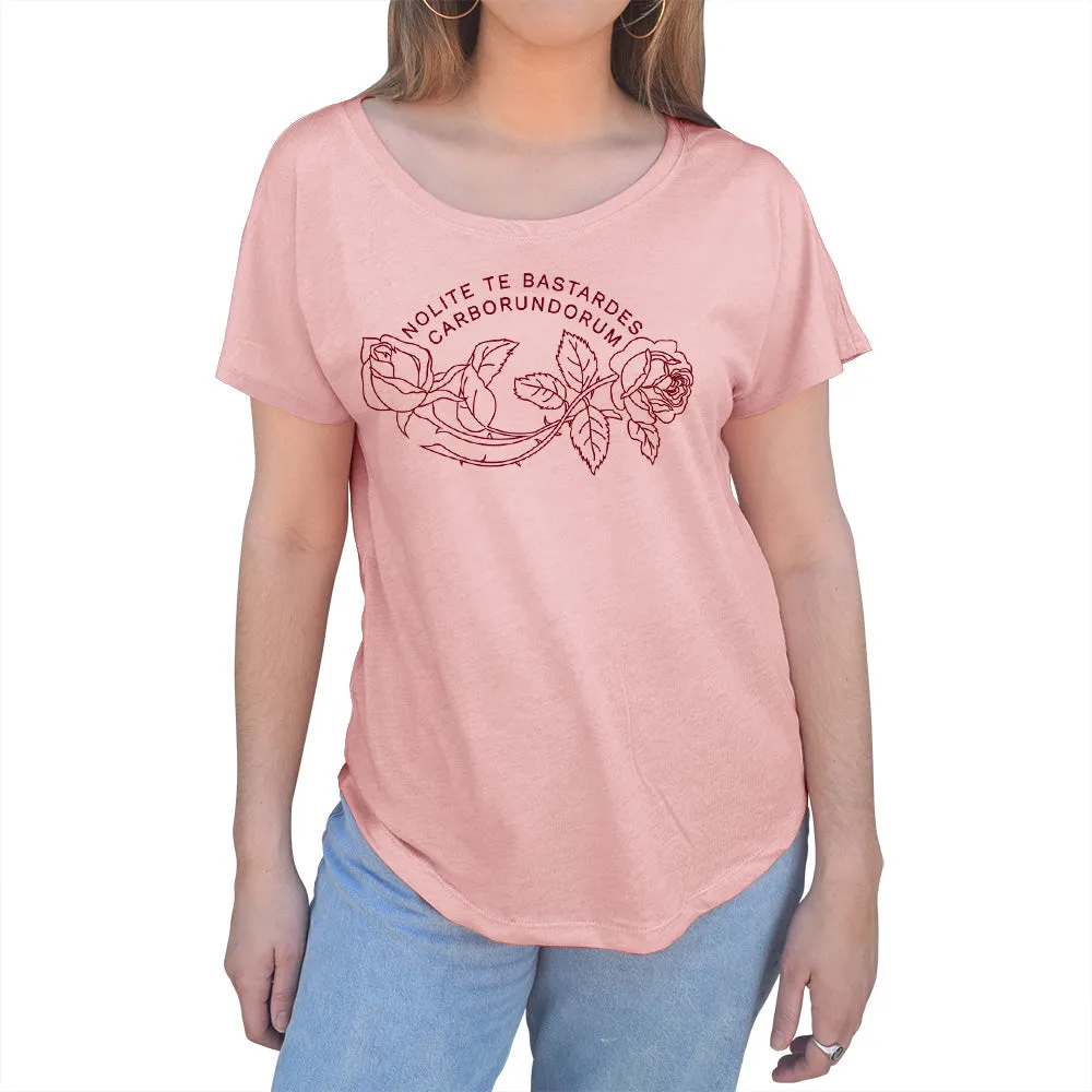Women's Nolite Te Bastardes Carborundorum Scoop Neck T-Shirt