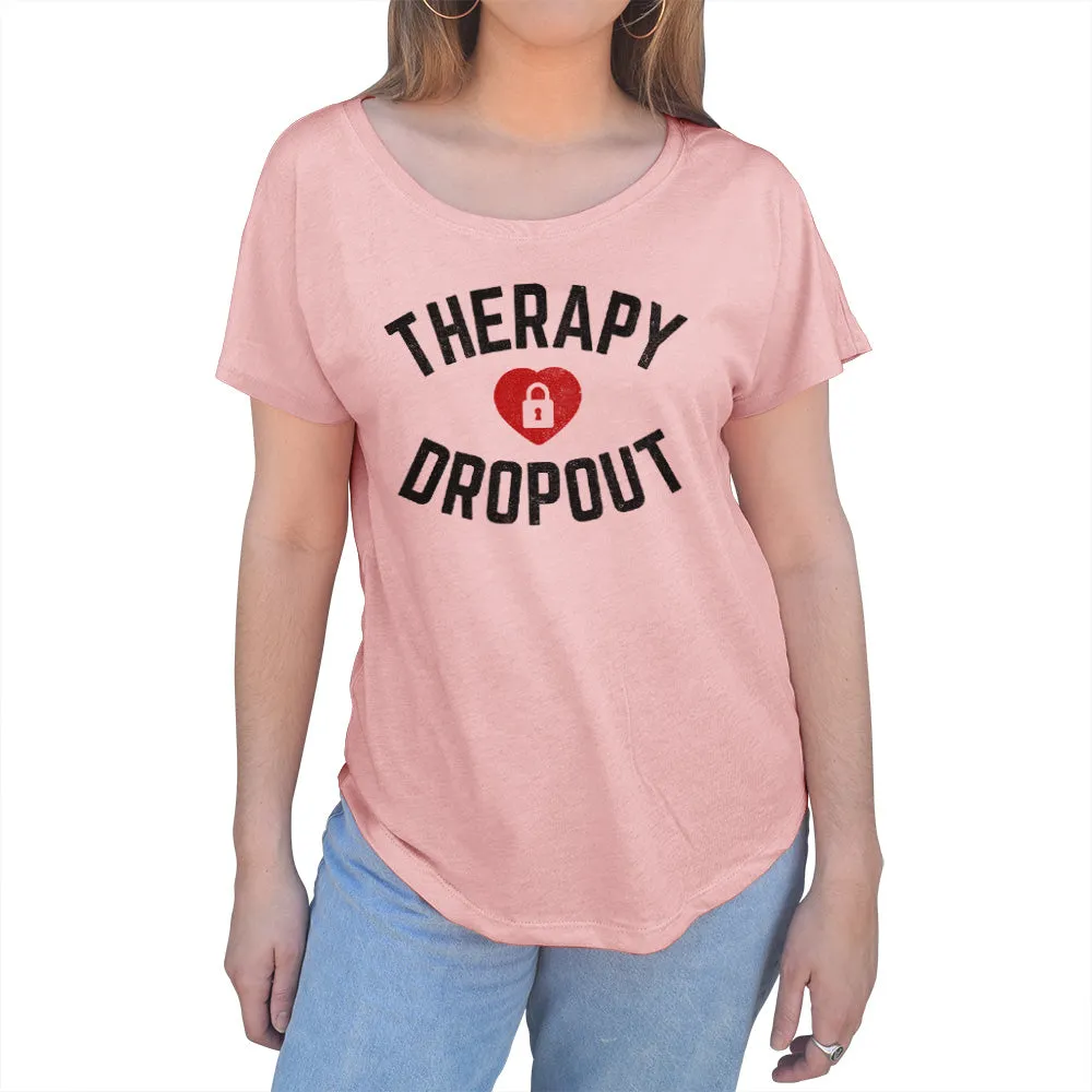Women's Therapy Dropout Scoop Neck T-Shirt