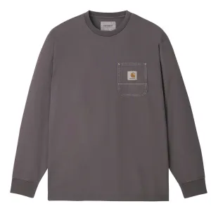 Work Pocket L/S Tee | Soot