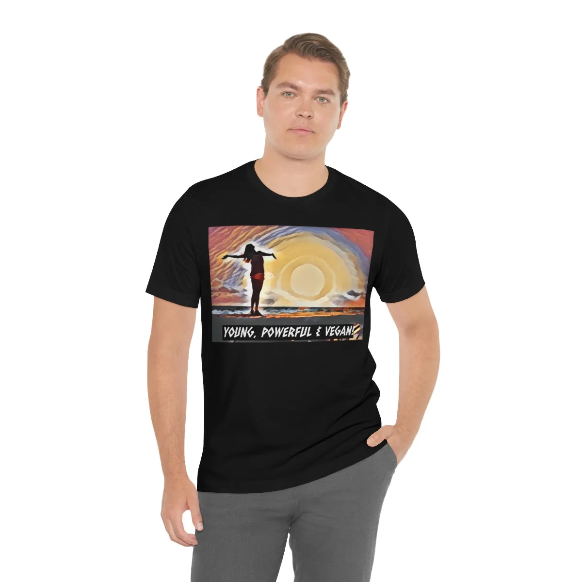 Young, Powerful & Vegan! Short Sleeve Tee