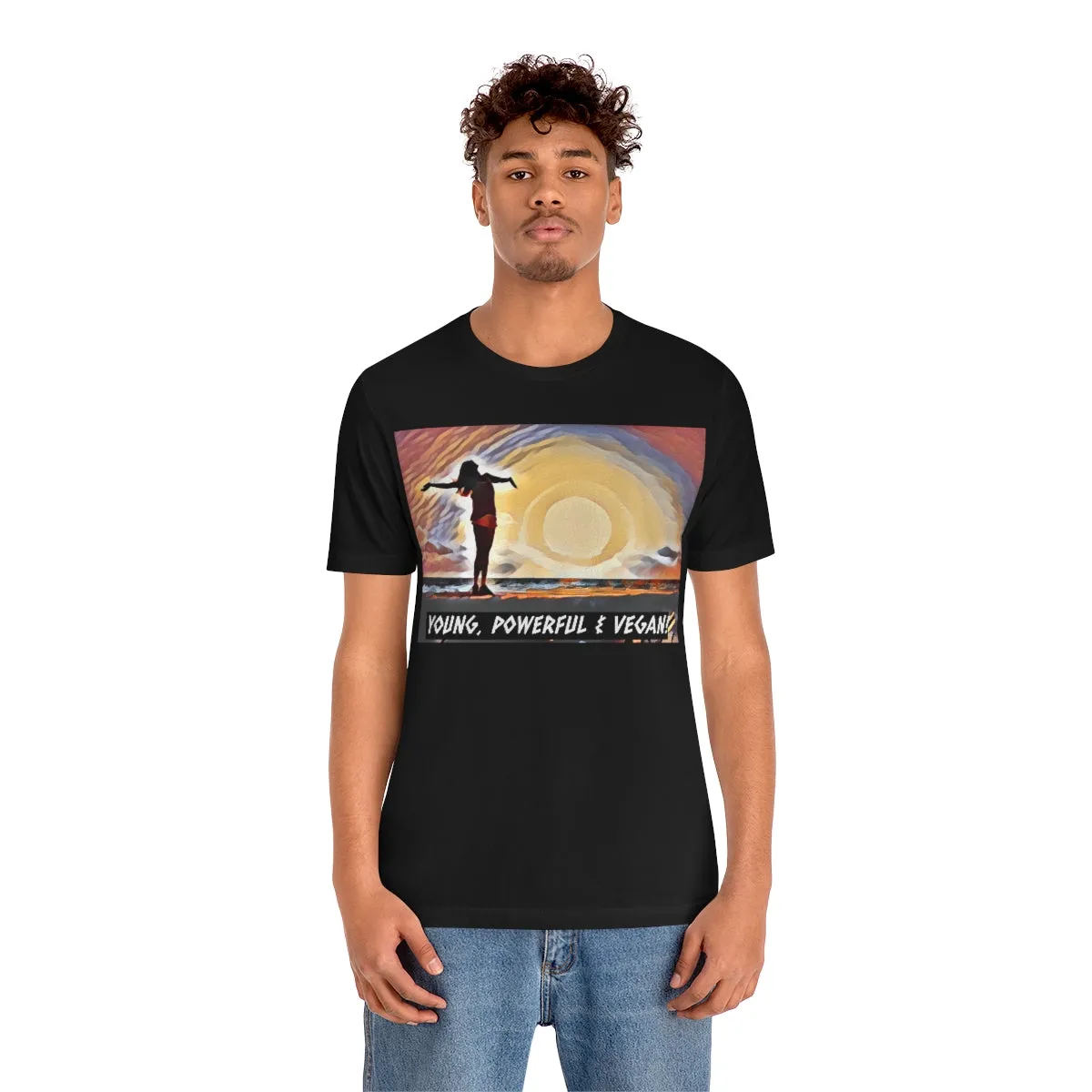 Young, Powerful & Vegan! Short Sleeve Tee