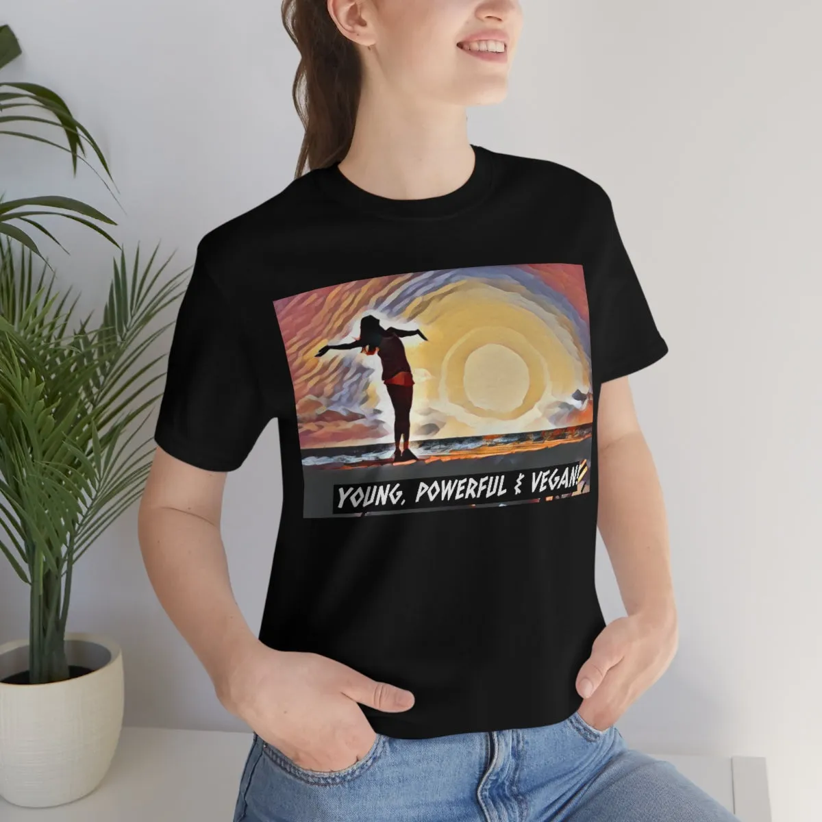 Young, Powerful & Vegan! Short Sleeve Tee