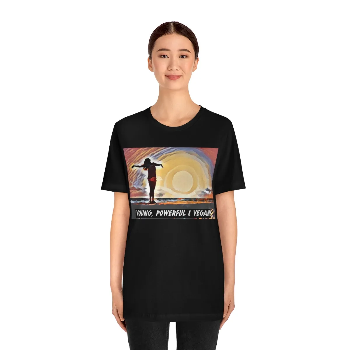 Young, Powerful & Vegan! Short Sleeve Tee