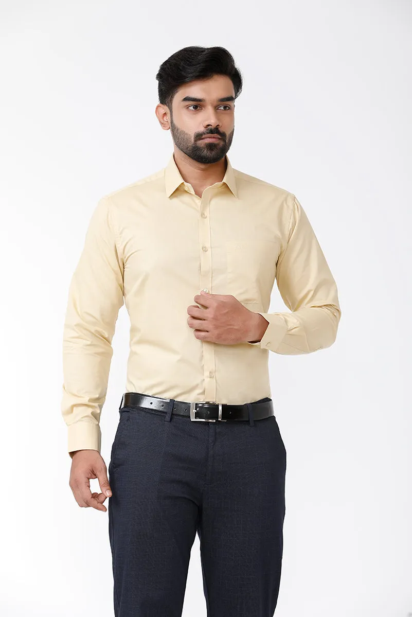 Zurich - Tan Formal Shirts for Men | Ariser